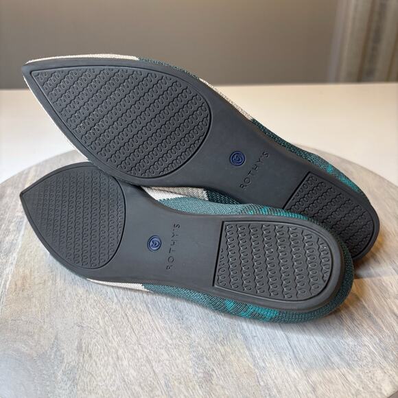 Rothy’s The Point Moroccan Green Limited Edition Shoes Flats Women’s Size 7 - Picture 7 of 13